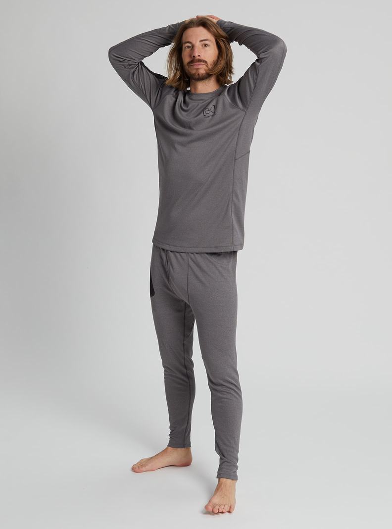 Burton [ak] Baker Power Vlna™ Crewneck Termoprádlo Panske Tmavo Siva | 98347-ZMLT