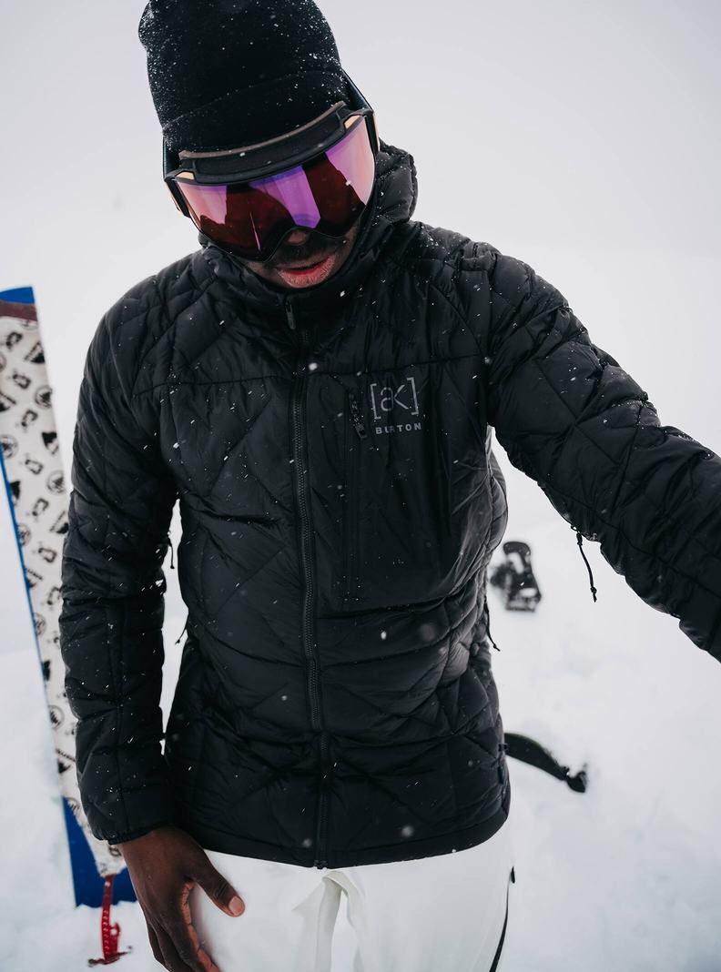 Burton [ak] Baker S Kapucňou Down Zimní Bunda Panske Čierne | 23487-ZBWC