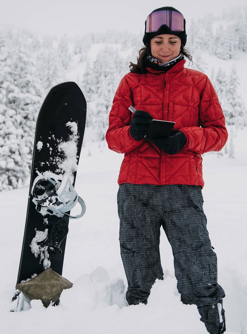 Burton [ak] Baker Ultralight Down Zimní Bunda Damske Červené | 34790-IYNH