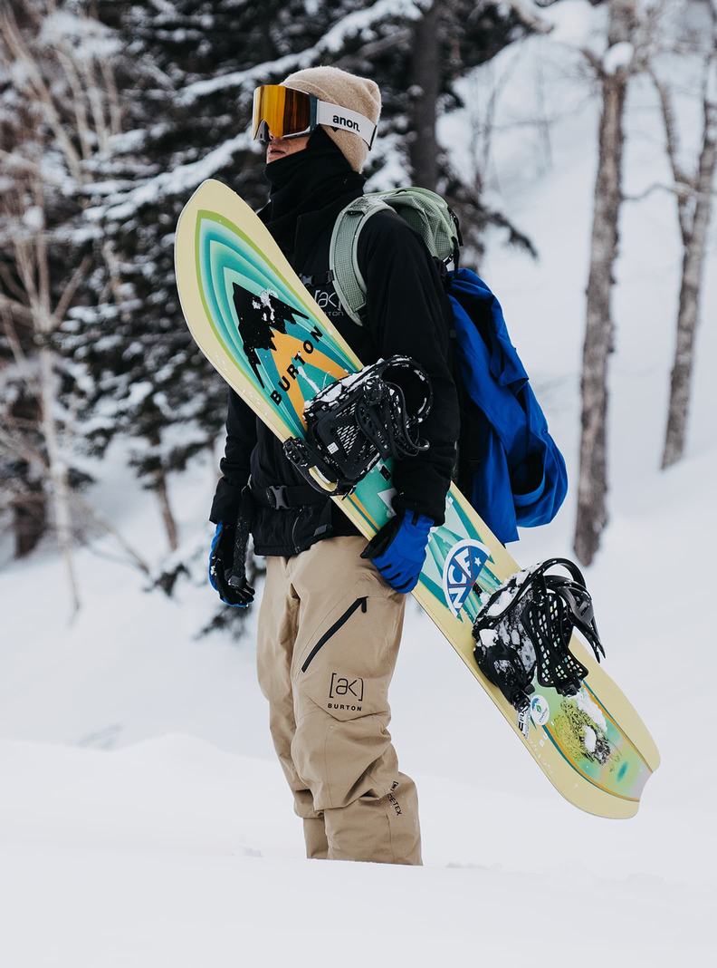 Burton [ak] Cyclic GORE‑TEX 2L (Vysoke) Snowboardove Nohavice Panske Hnedožltý | 09254-ILQA