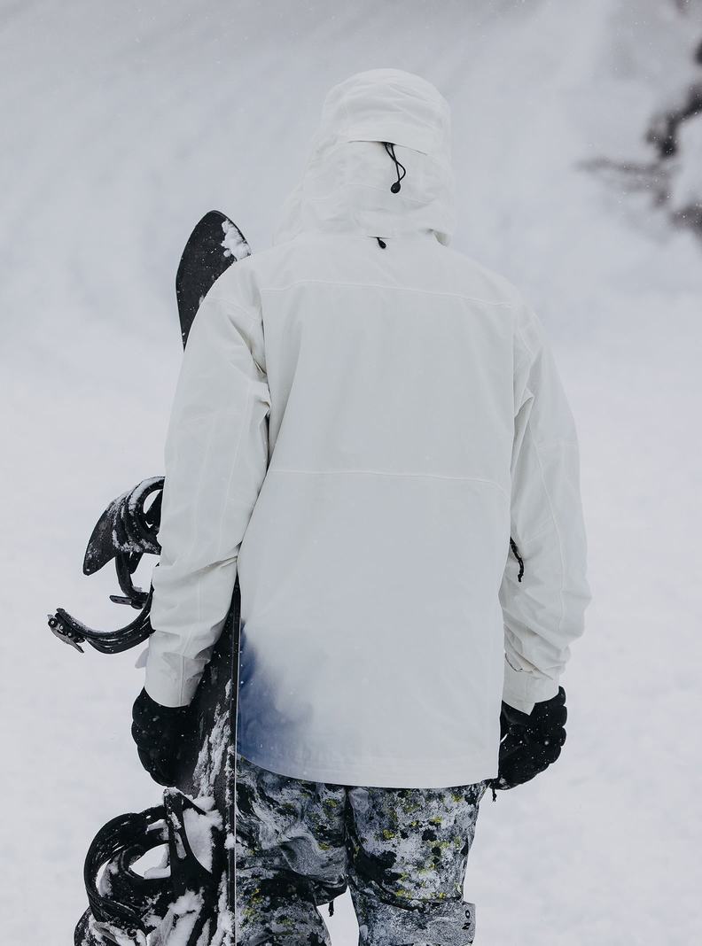 Burton [ak] Cyclic GORE‑TEX 2L Zimní Bunda Panske Biele | 02478-ZPFU