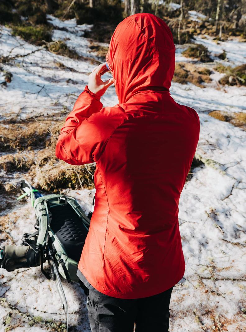 Burton [ak] Dispatcher Ultralight Zimní Bunda Damske Červené | 68459-ABVI