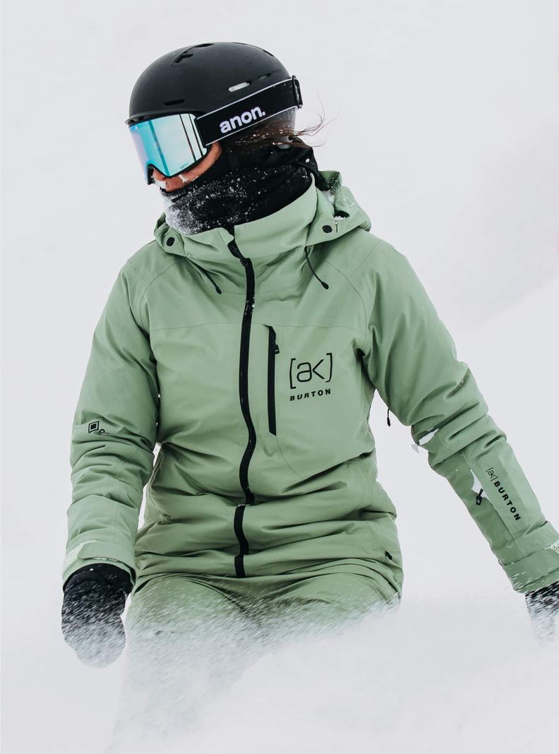 Burton [ak] Embark GORE‑TEX 2L Zimní Bunda Damske Zelene | 23671-RFUN