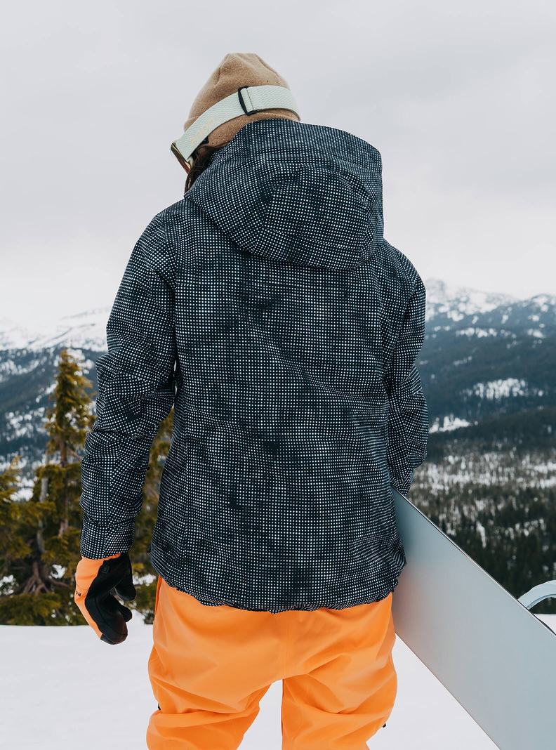 Burton [ak] Embark GORE‑TEX 2L Zimní Bunda Damske Čierne Biele | 51630-VWDK