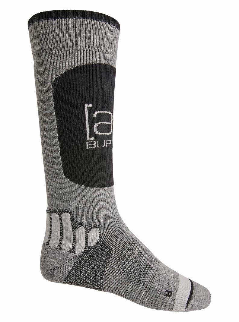 Burton [ak] Endurance Snowboardové Ponožky Panske Siva | 38601-BOMY