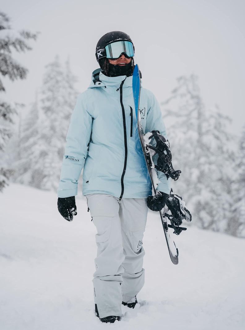 Burton [ak] Flare GORE‑TEX 2L Down Zimní Bunda Damske Modre | 60724-ZRYA