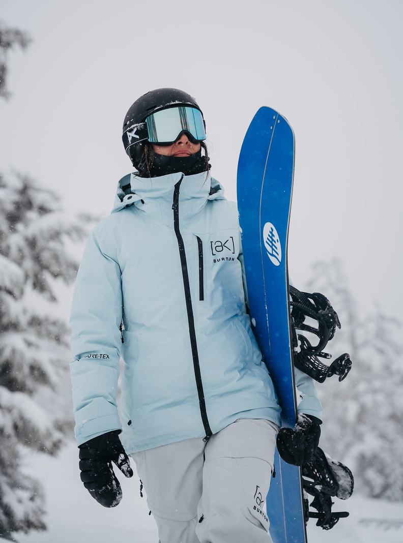 Burton [ak] Flare GORE‑TEX 2L Down Zimní Bunda Damske Modre | 60724-ZRYA