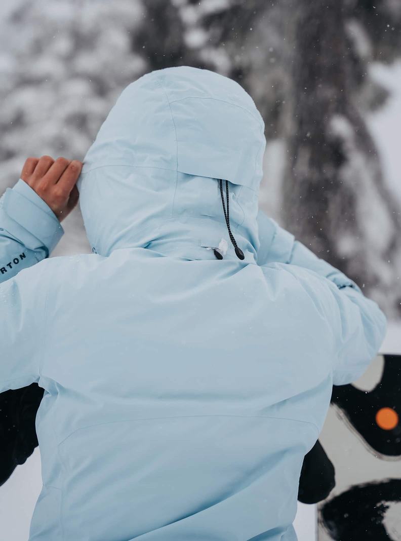 Burton [ak] Flare GORE‑TEX 2L Down Zimní Bunda Damske Modre | 60724-ZRYA