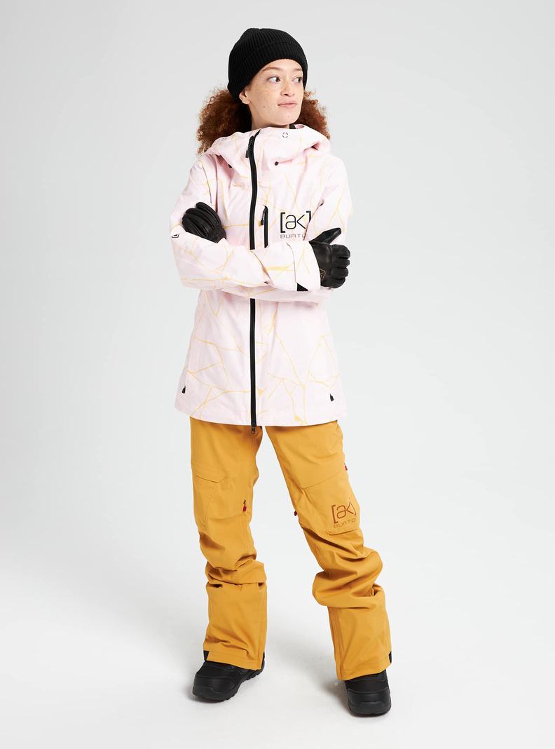 Burton [ak] GORE-TEX 2L Upshift Zimní Bunda Damske Ruzove | 41537-WJYU
