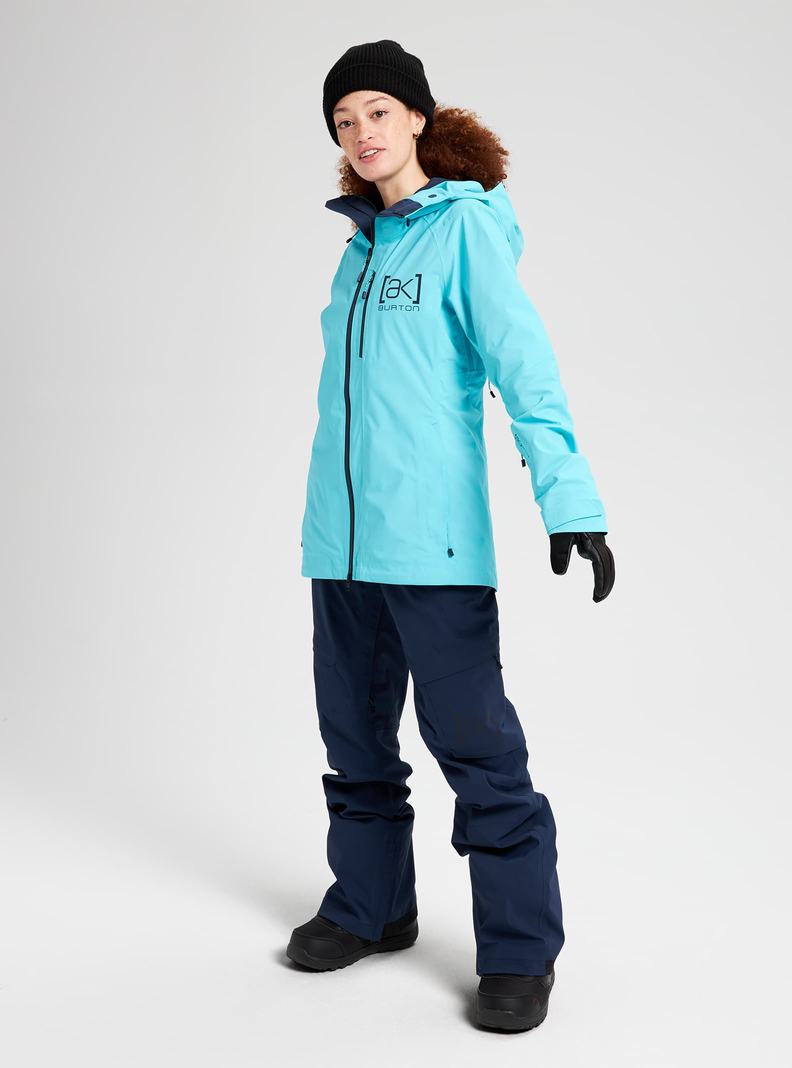 Burton [ak] GORE-TEX 2L Upshift Zimní Bunda Damske Modre | 67830-SKAN
