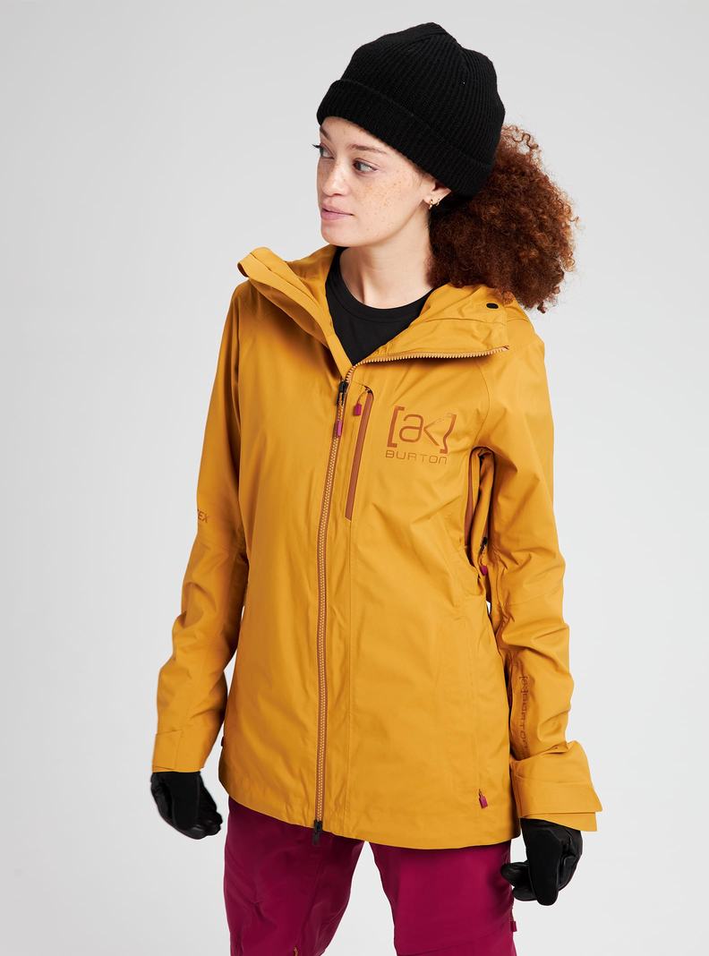 Burton [ak] GORE-TEX 2L Upshift Zimní Bunda Damske Žlté | 68210-DQNW