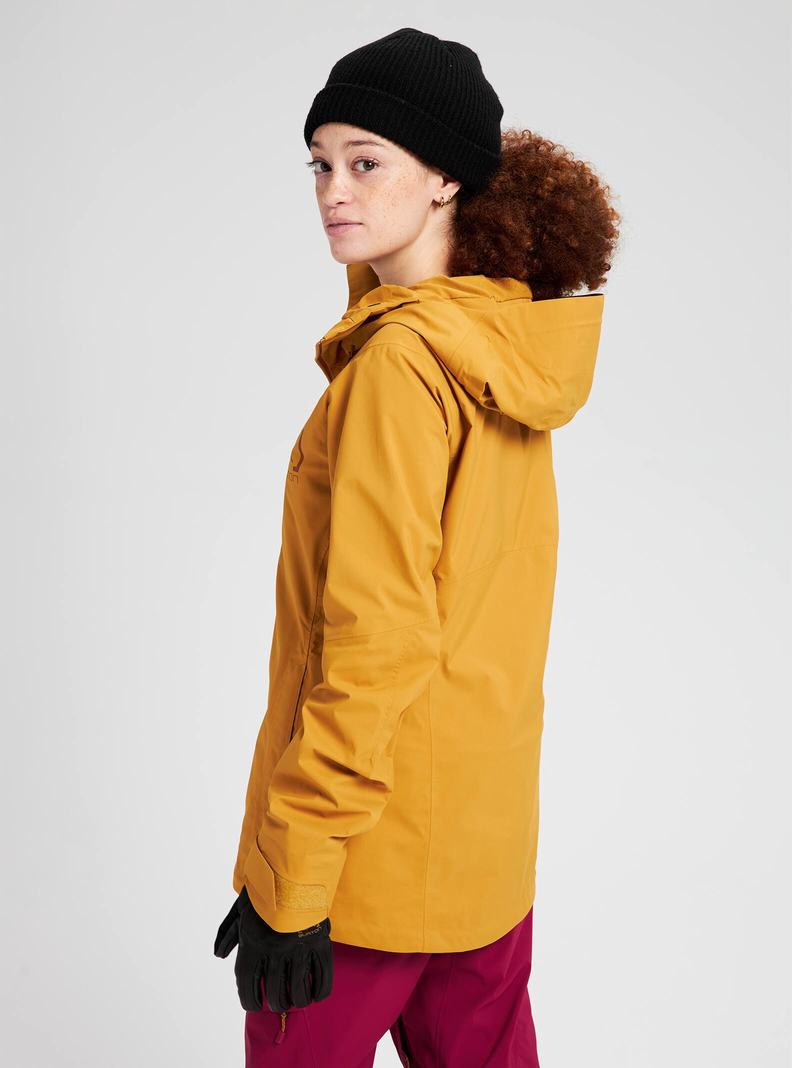 Burton [ak] GORE-TEX 2L Upshift Zimní Bunda Damske Žlté | 68210-DQNW