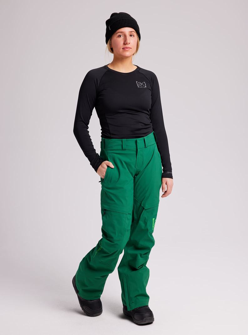 Burton [ak] GORE-TEX Summit Snowboardove Nohavice Damske Zelene | 07614-JLAY