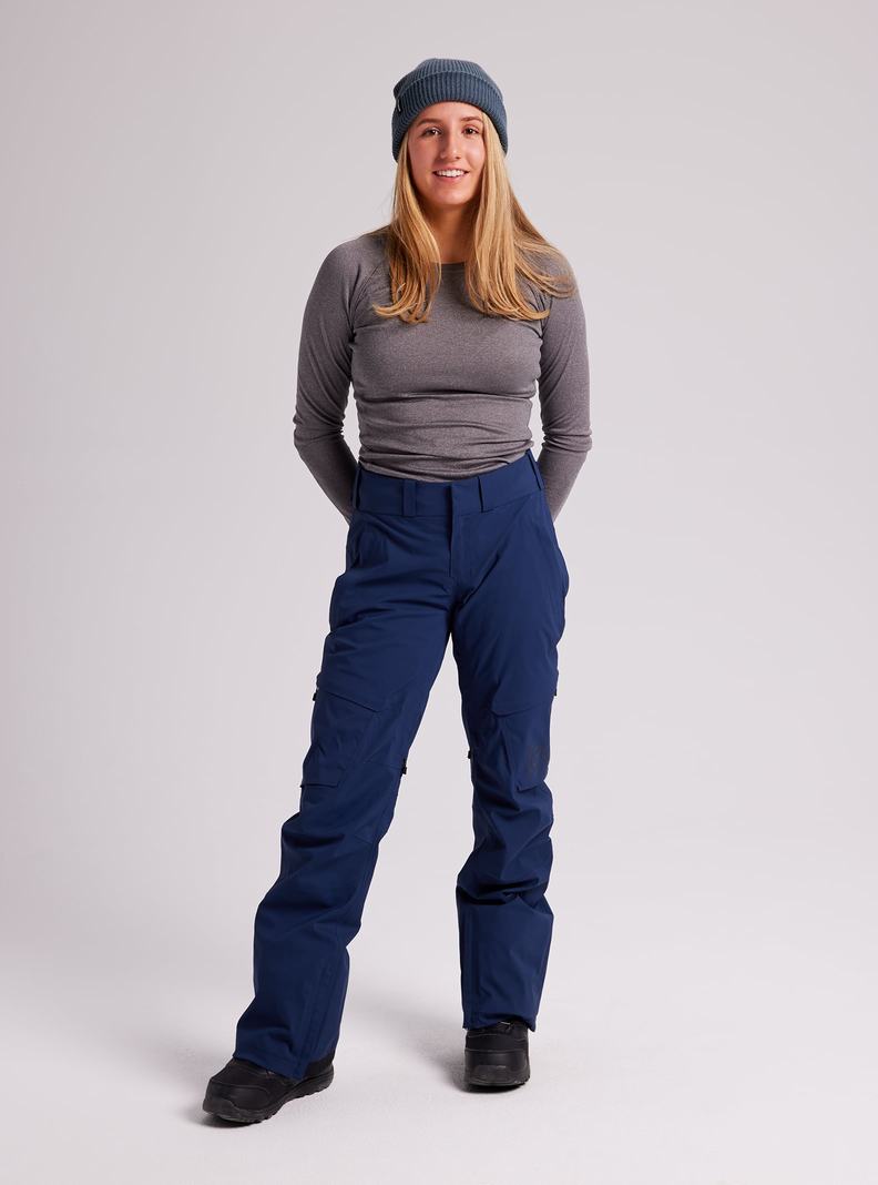 Burton [ak] GORE-TEX Summit - Vysoke Snowboardove Nohavice Damske Modre | 02369-KAUJ