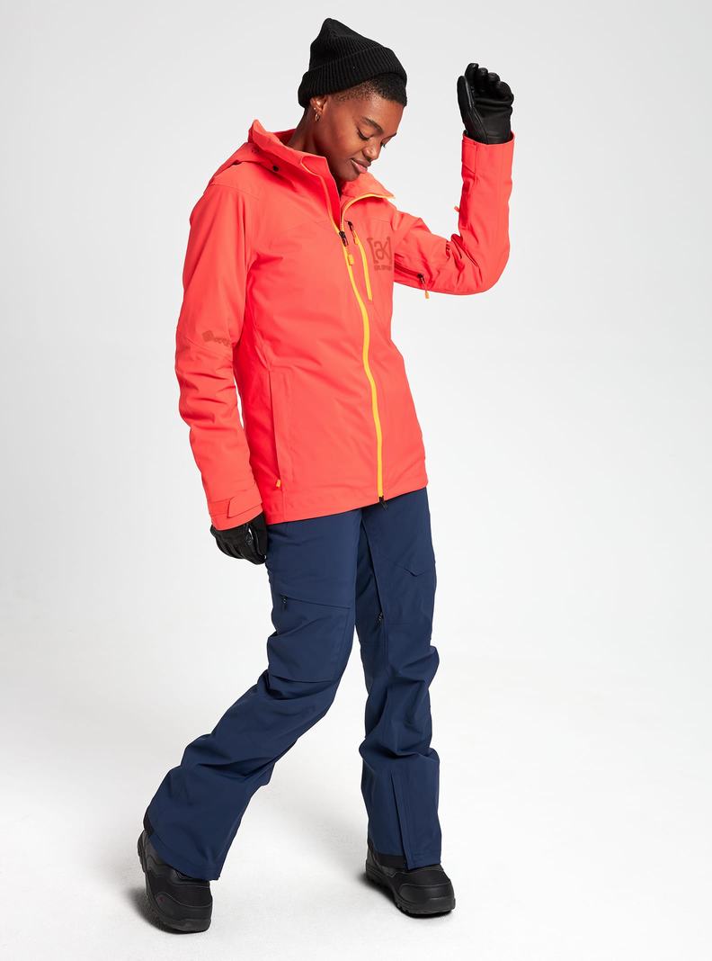 Burton [ak] GORE‑TEX 2L Embark Zimní Bunda Damske Červené | 60497-RSNT