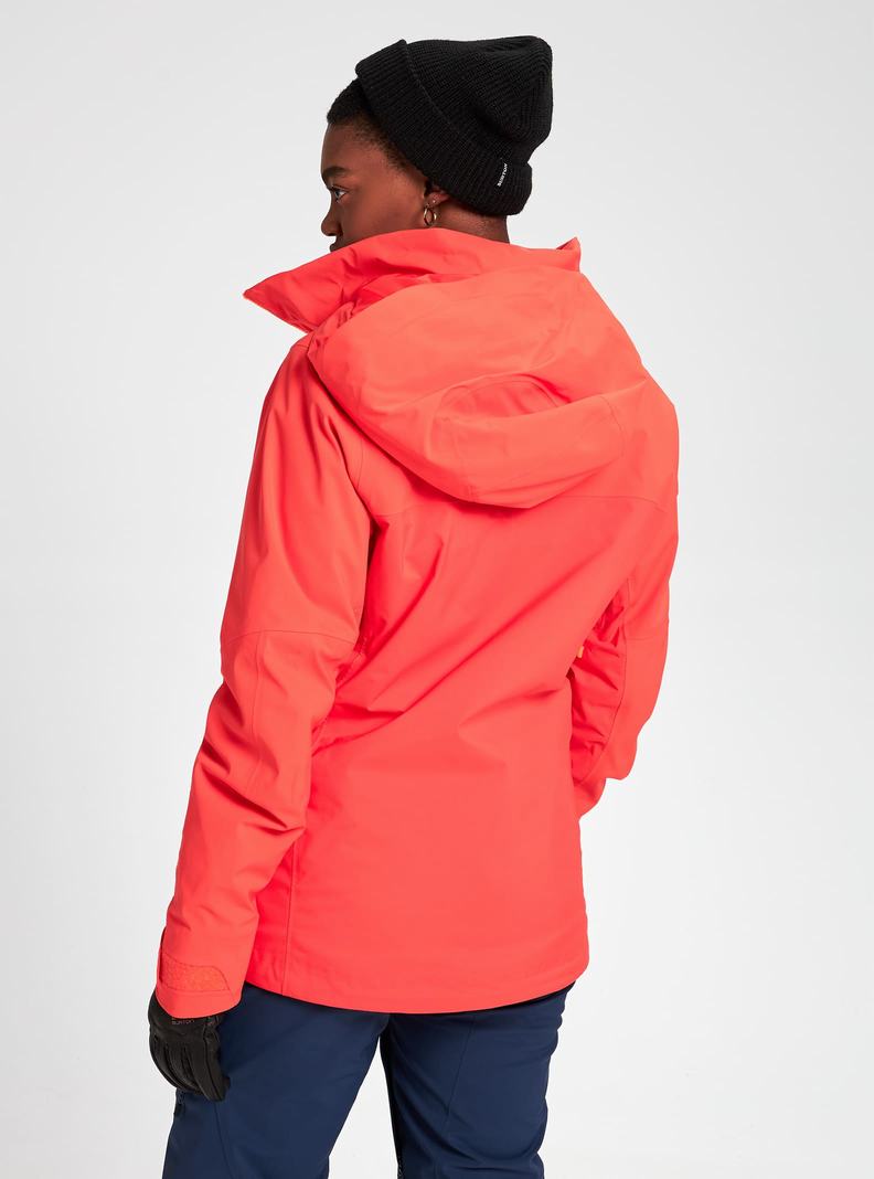 Burton [ak] GORE‑TEX 2L Embark Zimní Bunda Damske Červené | 60497-RSNT