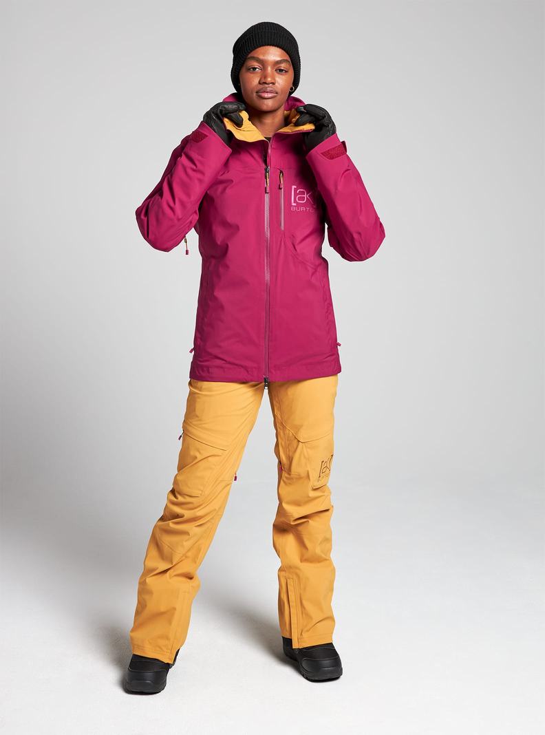 Burton [ak] GORE‑TEX 2L Embark Zimní Bunda Damske Hnede Nachový | 95620-OKRU