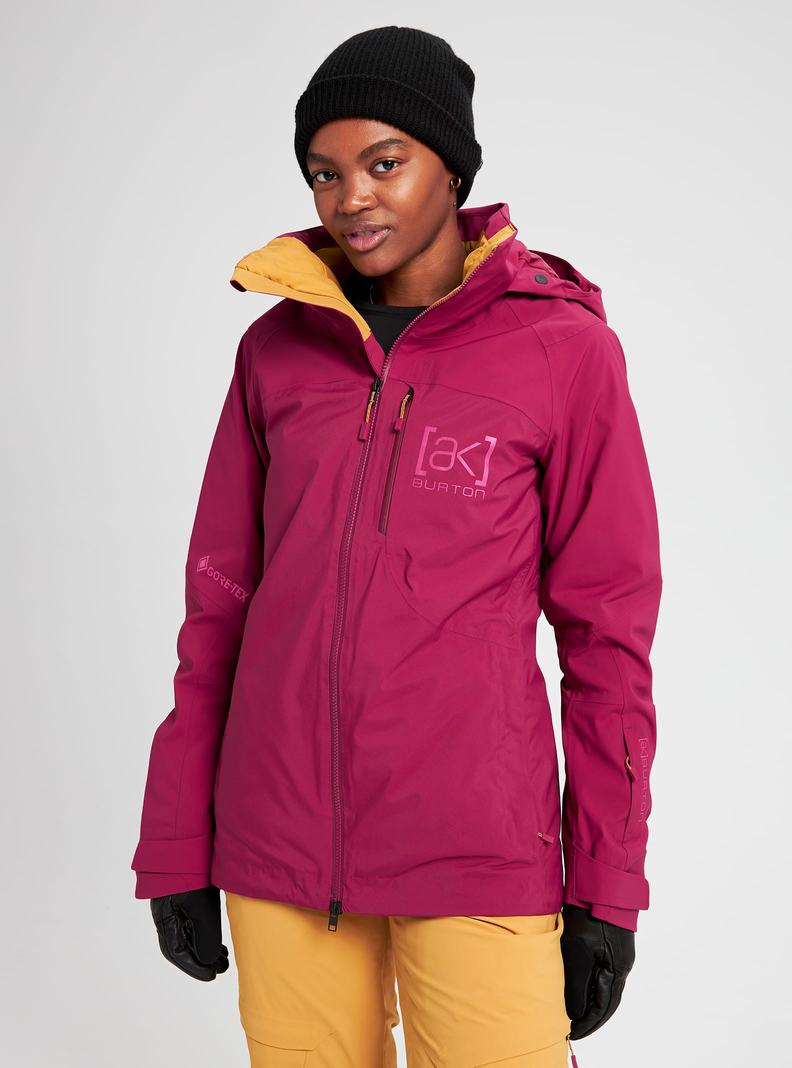 Burton [ak] GORE‑TEX 2L Embark Zimní Bunda Damske Hnede Nachový | 95620-OKRU
