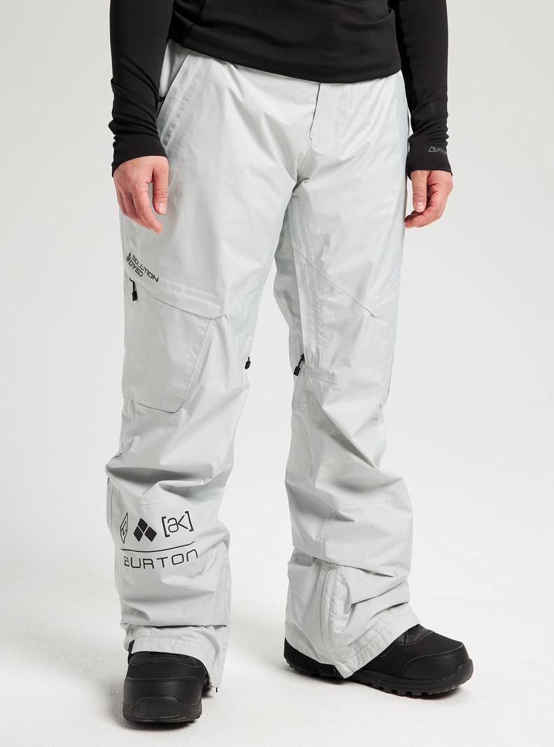 Burton [ak] GORE‑TEX Insulated Summit Snowboardove Nohavice Damske Svetlo Siva | 03567-YQSP