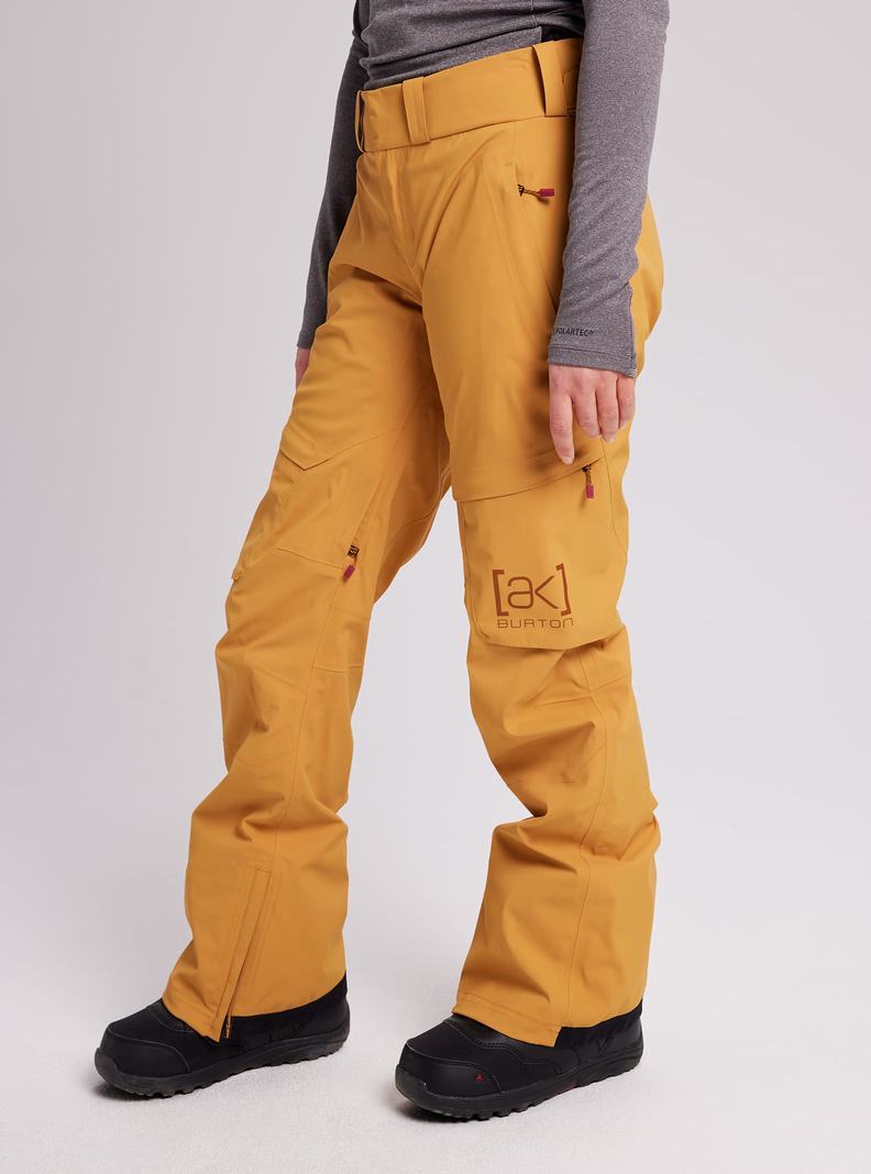 Burton [ak] GORE‑TEX Insulated Summit Snowboardove Nohavice Damske Žlté | 78621-QNRZ