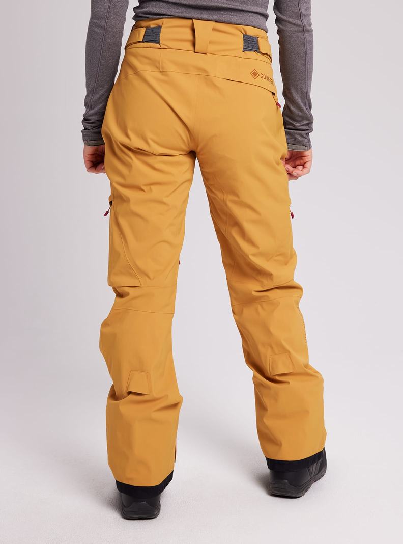 Burton [ak] GORE‑TEX Insulated Summit Snowboardove Nohavice Damske Žlté | 78621-QNRZ