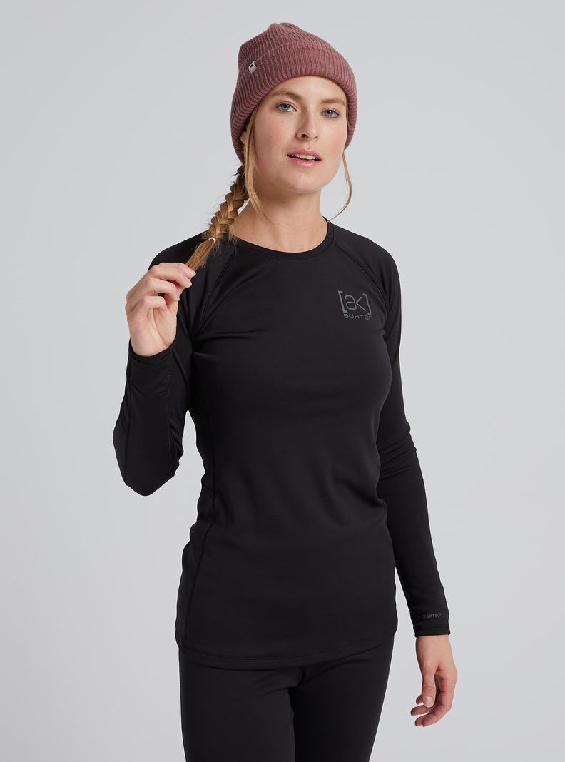 Burton [ak] Helium Power Grid™ Crewneck Termoprádlo Damske Čierne | 18230-OTNW