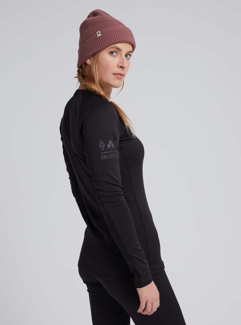 Burton [ak] Helium Power Grid™ Crewneck Termoprádlo Damske Čierne | 18230-OTNW
