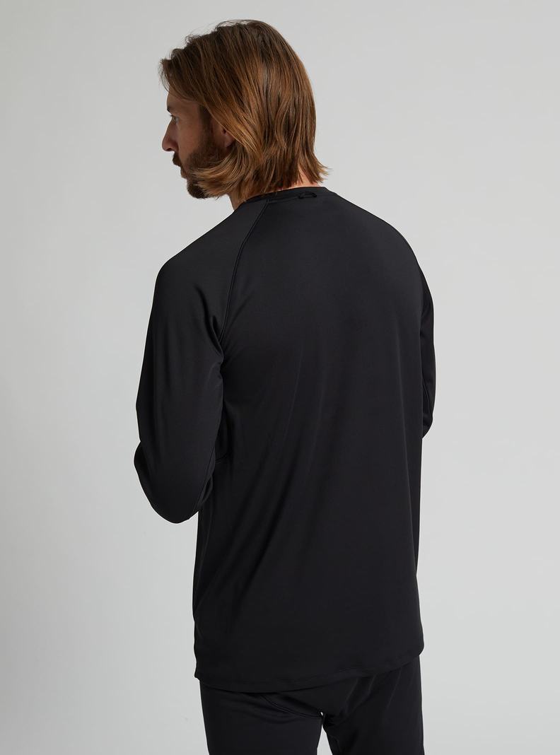 Burton [ak] Helium Power Grid™ Crewneck Termoprádlo Panske Čierne | 23489-FWTL