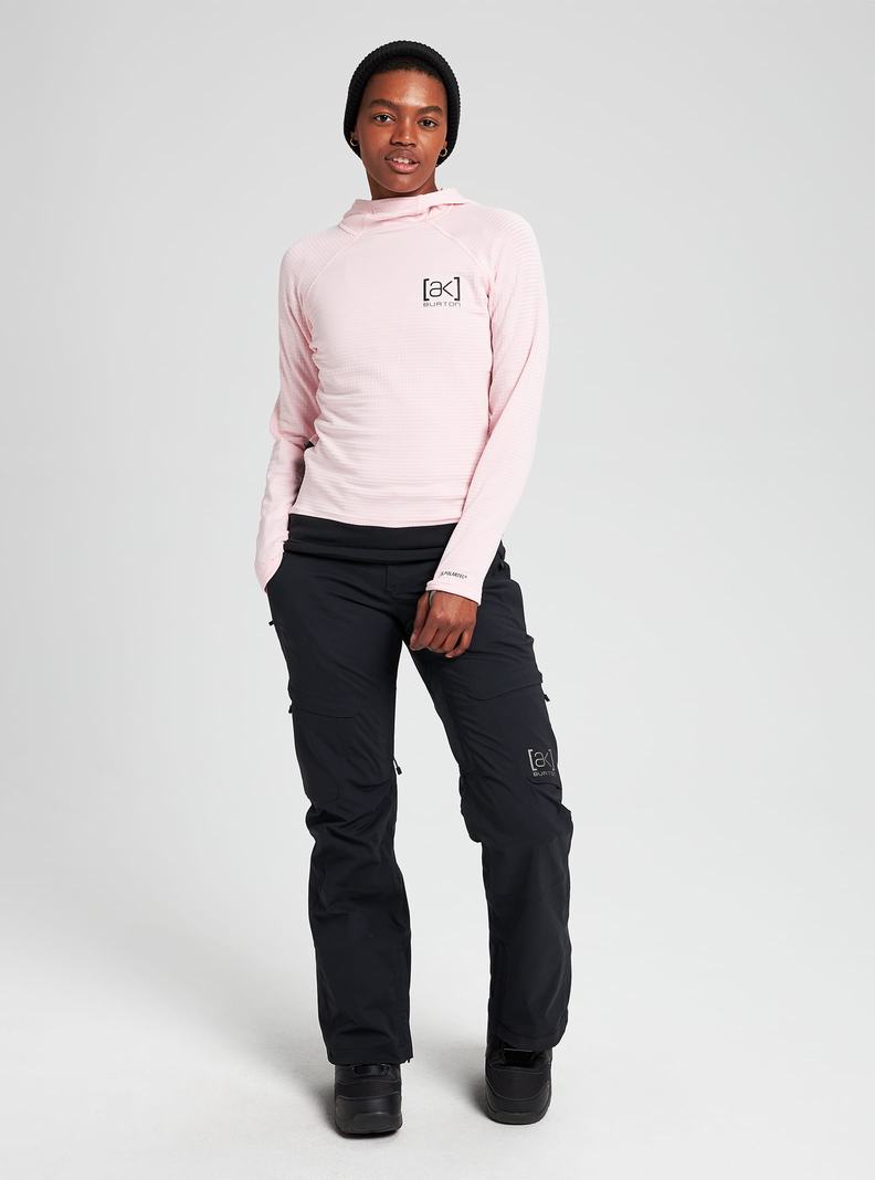 Burton [ak] Helium Power Grid™ Pullover Fleece Mikina Damske Ruzove | 54026-WCFQ