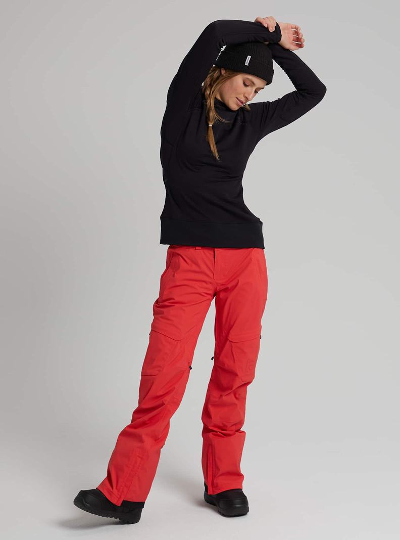 Burton [ak] Helium Power Grid™ Pullover Fleece Mikina Damske Čierne | 61283-IODS