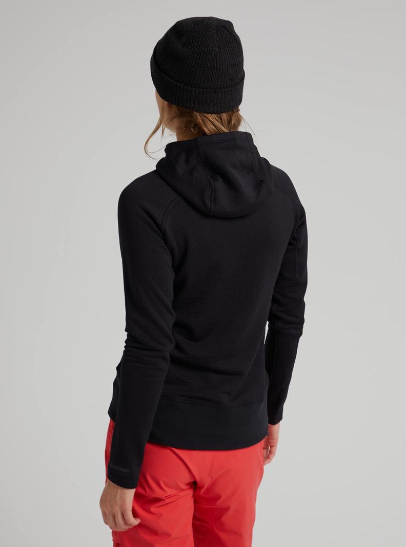 Burton [ak] Helium Power Grid™ Pullover Fleece Mikina Damske Čierne | 61283-IODS