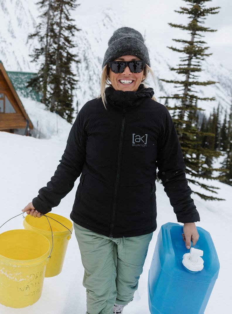 Burton [ak] Helium S Kapucňou Stretch Insulated Zimní Bunda Damske Čierne | 04158-BPHK