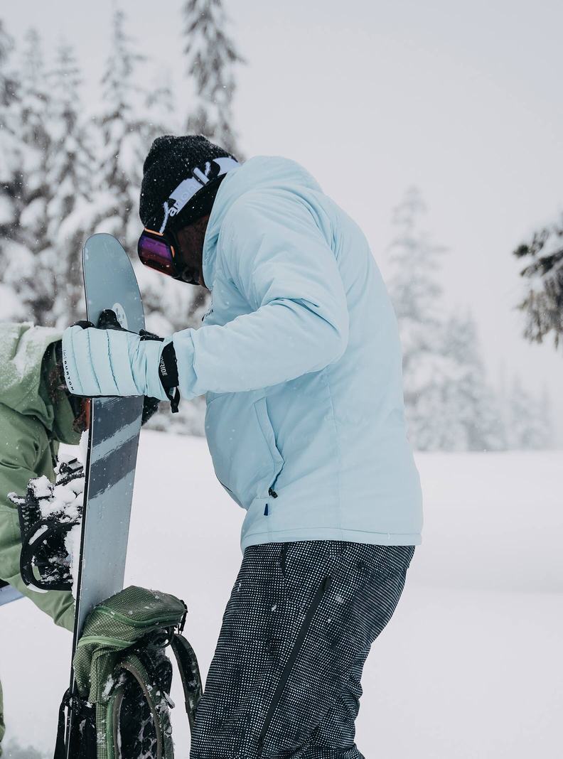 Burton [ak] Helium S Kapucňou Stretch Insulated Zimní Bunda Panske Modre | 21365-AUSE