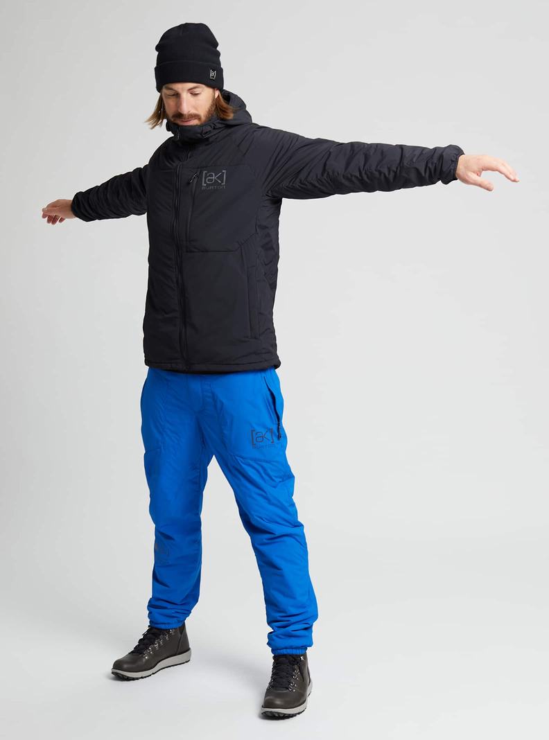 Burton [ak] Helium S Kapucňou Stretch Insulated Zimní Bunda Panske Čierne | 46138-ASBD
