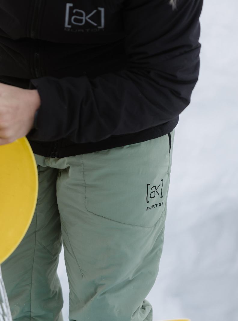 Burton [ak] Helium Stretch Insulated Nohavice Damske Zelene | 09438-ZDGA