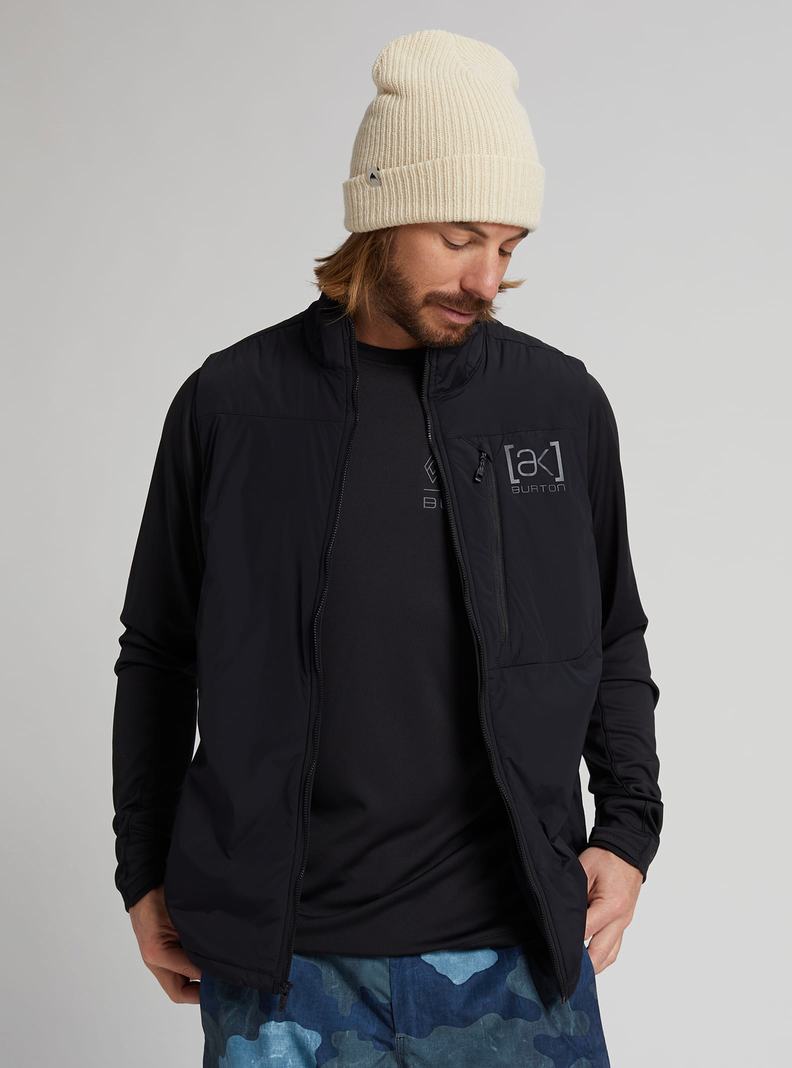 Burton [ak] Helium Stretch Insulated Vest Zimní Bunda Panske Čierne | 89650-APEJ