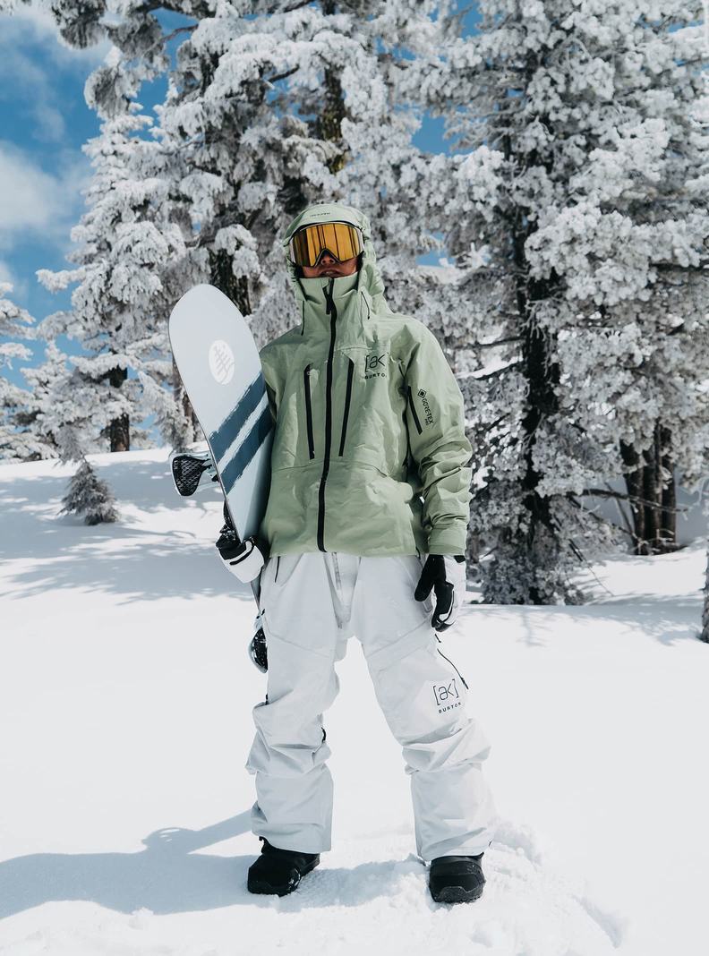 Burton [ak] Hover GORE‑TEX PRO 3L Zimní Bunda Panske Zelene | 80265-HOQZ