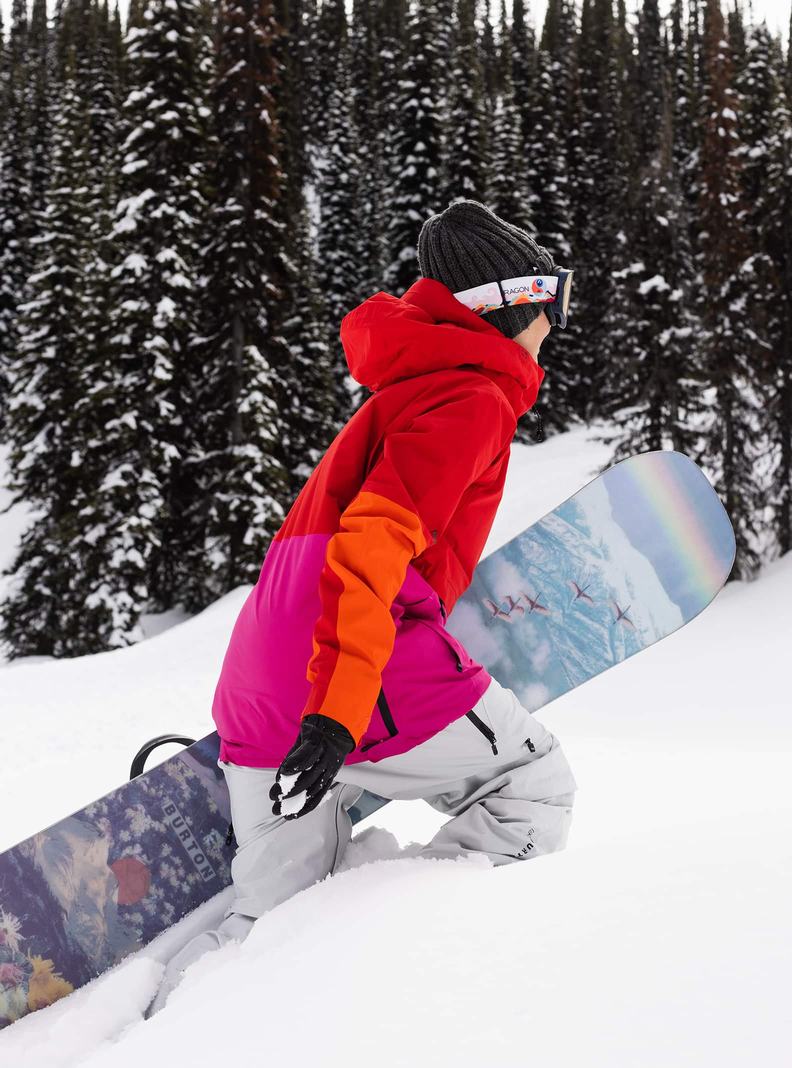 Burton [ak] Kimmy GORE-TEX 2L Anorak Zimní Bunda Damske Červené Oranžové | 26714-CRPK