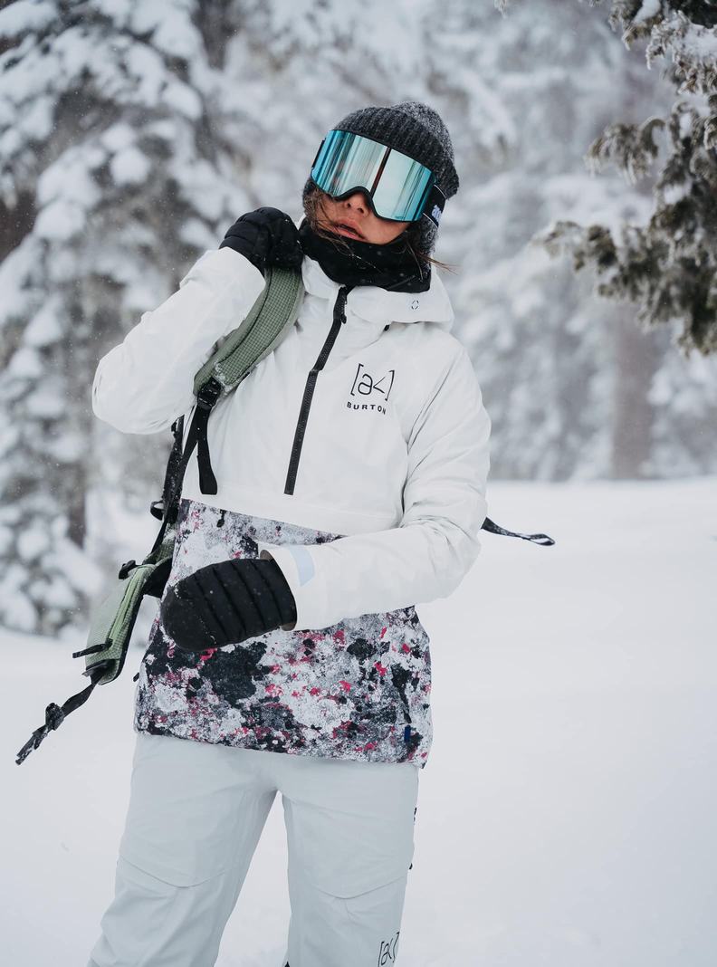 Burton [ak] Kimmy GORE-TEX 2L Anorak Zimní Bunda Damske Biele | 79348-OREP