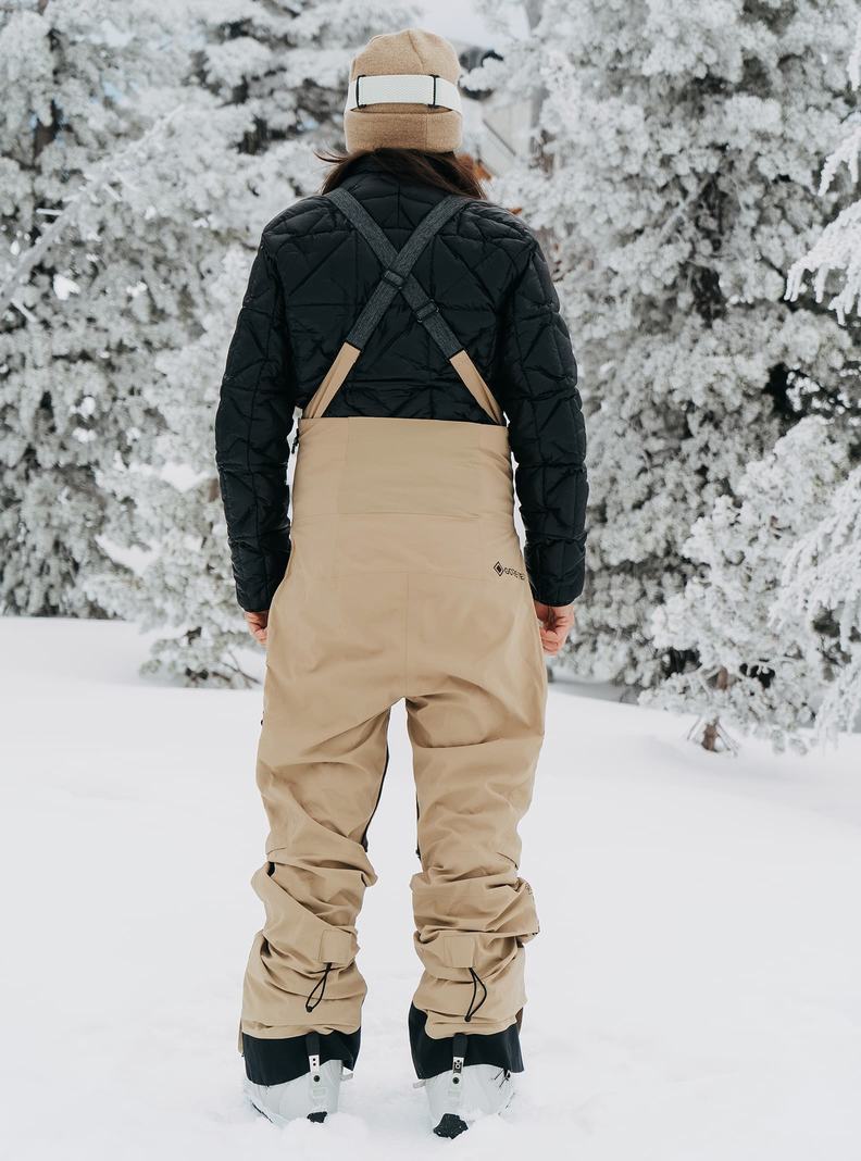 Burton [ak] Kimmy GORE-TEX 2L (Kratke) Snowboardove Nohavice Damske Hnedožltý | 08763-VTIX