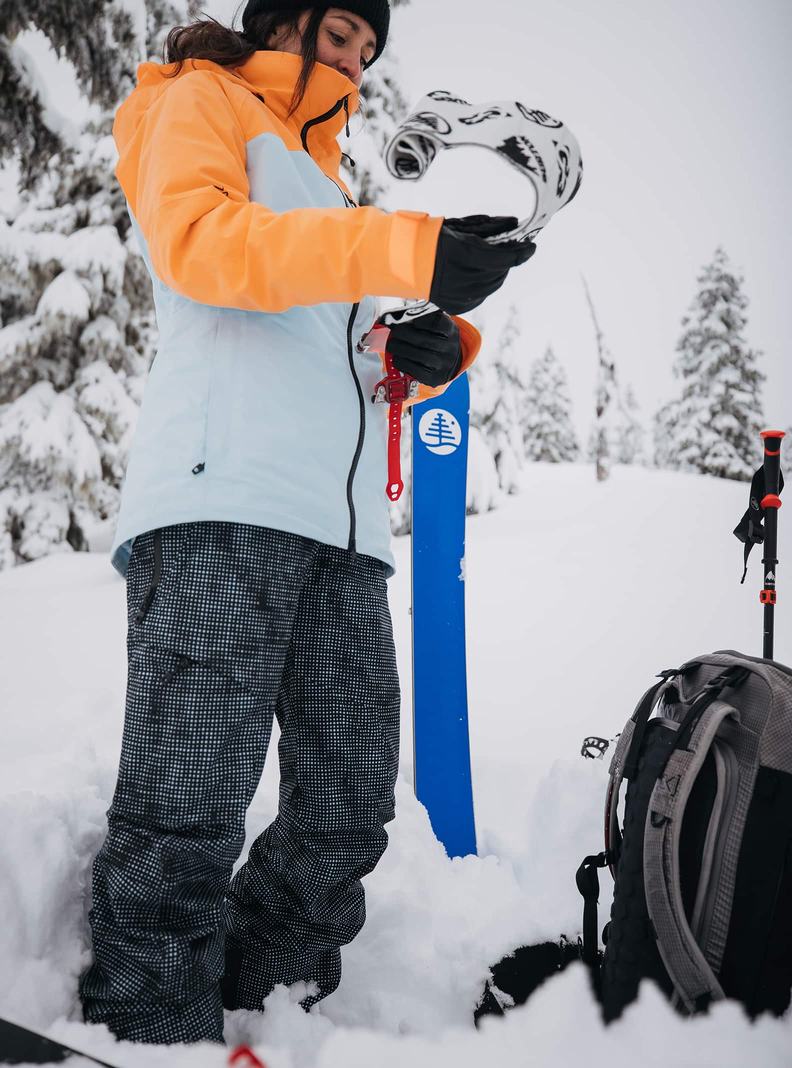 Burton [ak] Kimmy GORE-TEX 2L Snowboardove Nohavice Damske Čierne Biele | 30624-NFZO