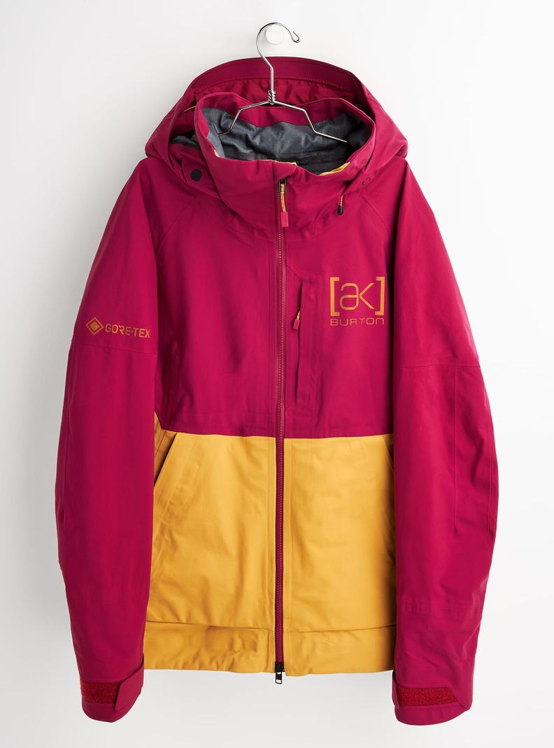 Burton [ak] Kimmy GORE-TEX 3L Stretch Zimní Bunda Damske Hnede Nachový Žlté | 03129-OIAF