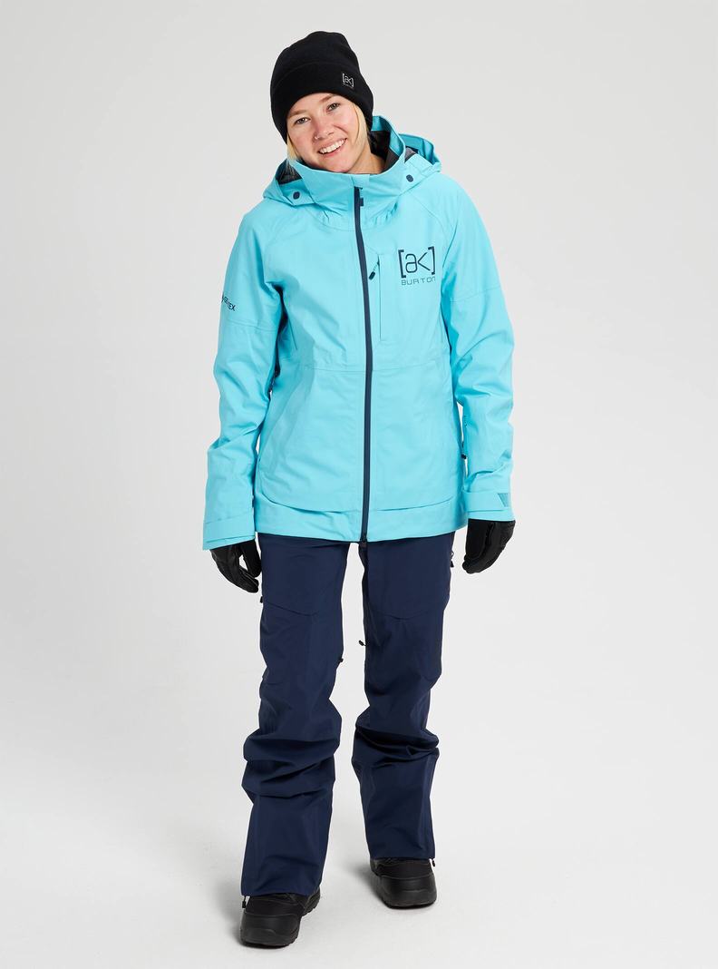 Burton [ak] Kimmy GORE-TEX 3L Stretch Zimní Bunda Damske Modre | 83657-RZUV