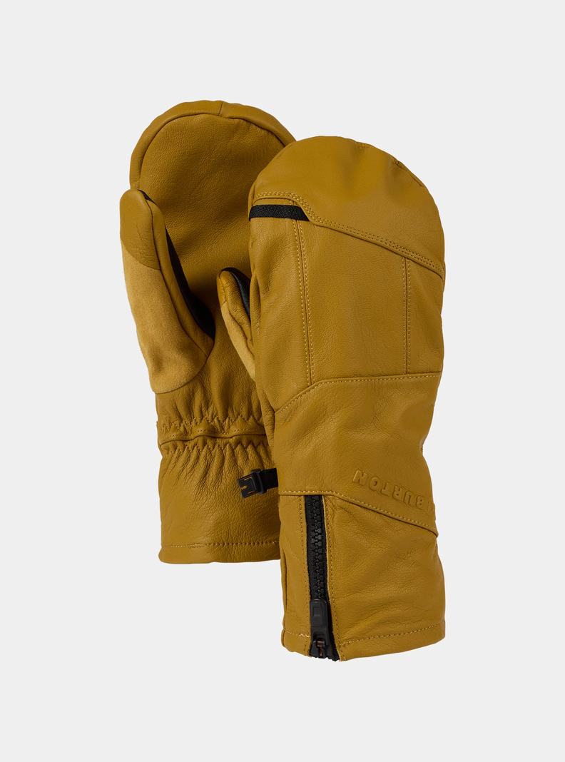 Burton [ak] Kozene Tech Rukavice Panske Hnede | 36942-RINW