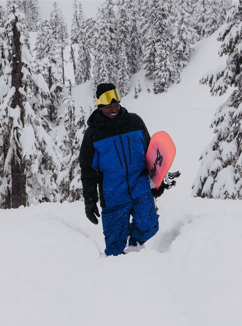 Burton [ak] LZ GORE‑TEX Down 2L Zimní Bunda Panske Modre Čierne | 61584-ZLBN