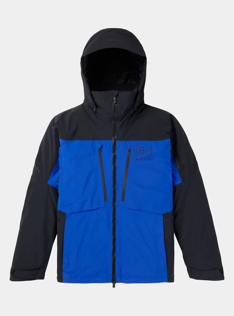 Burton [ak] LZ GORE‑TEX Down 2L Zimní Bunda Panske Modre Čierne | 61584-ZLBN