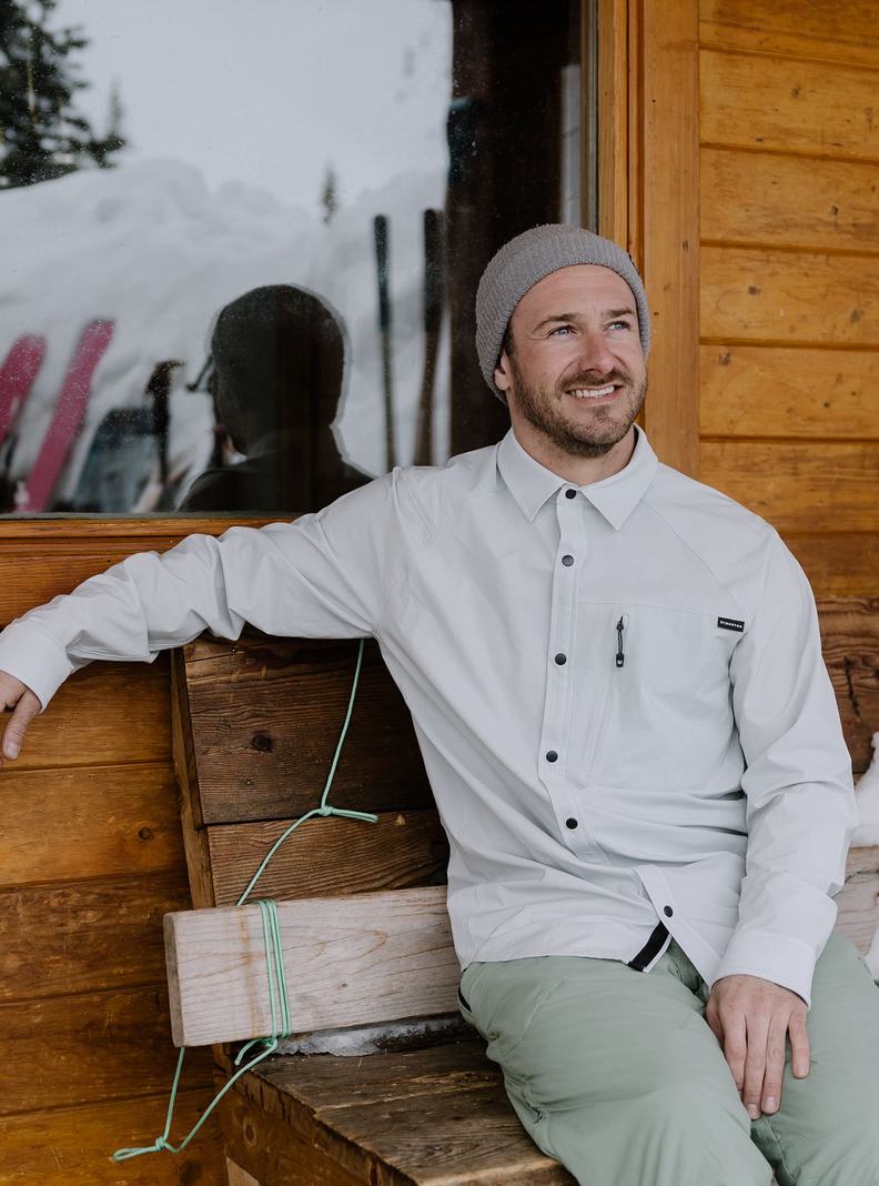 Burton [ak] Slats Long Sleeve Košele Panske Siva | 53709-WEBI