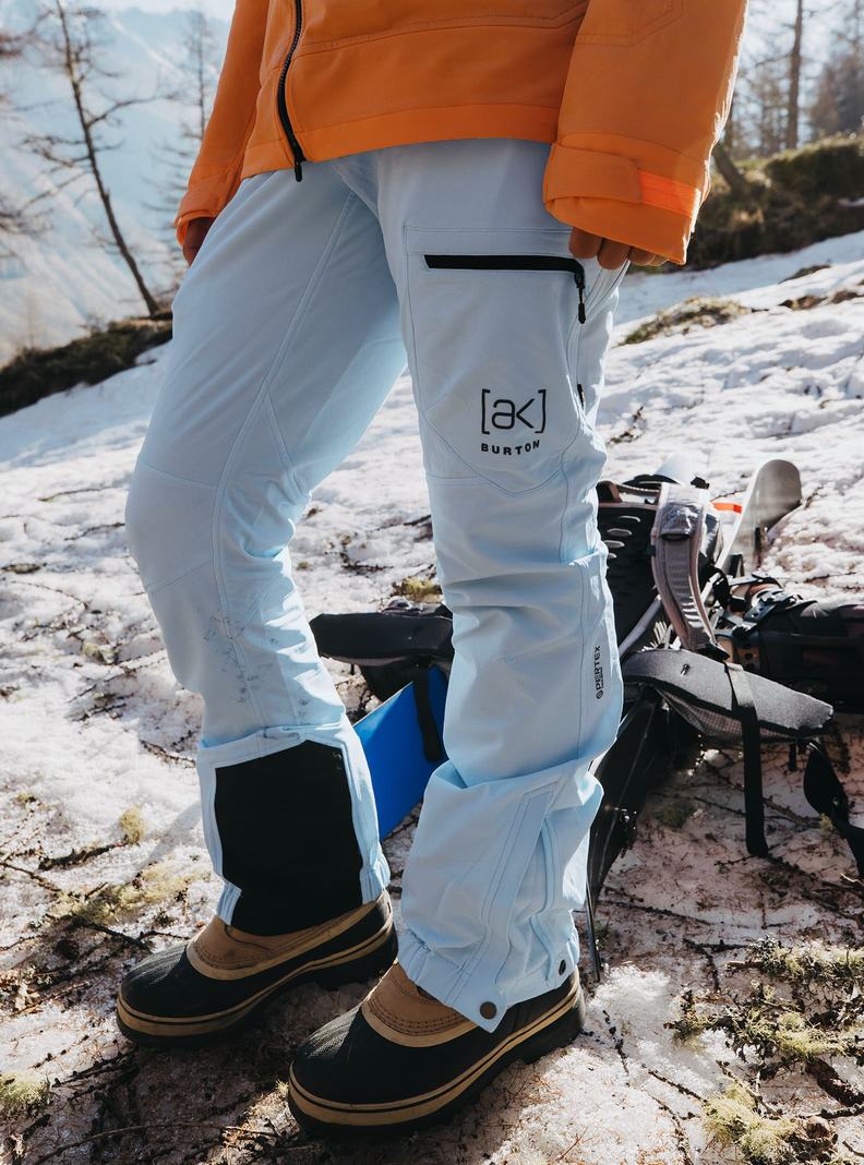 Burton [ak] Softshell Nohavice Damske Modre | 32804-NDMI