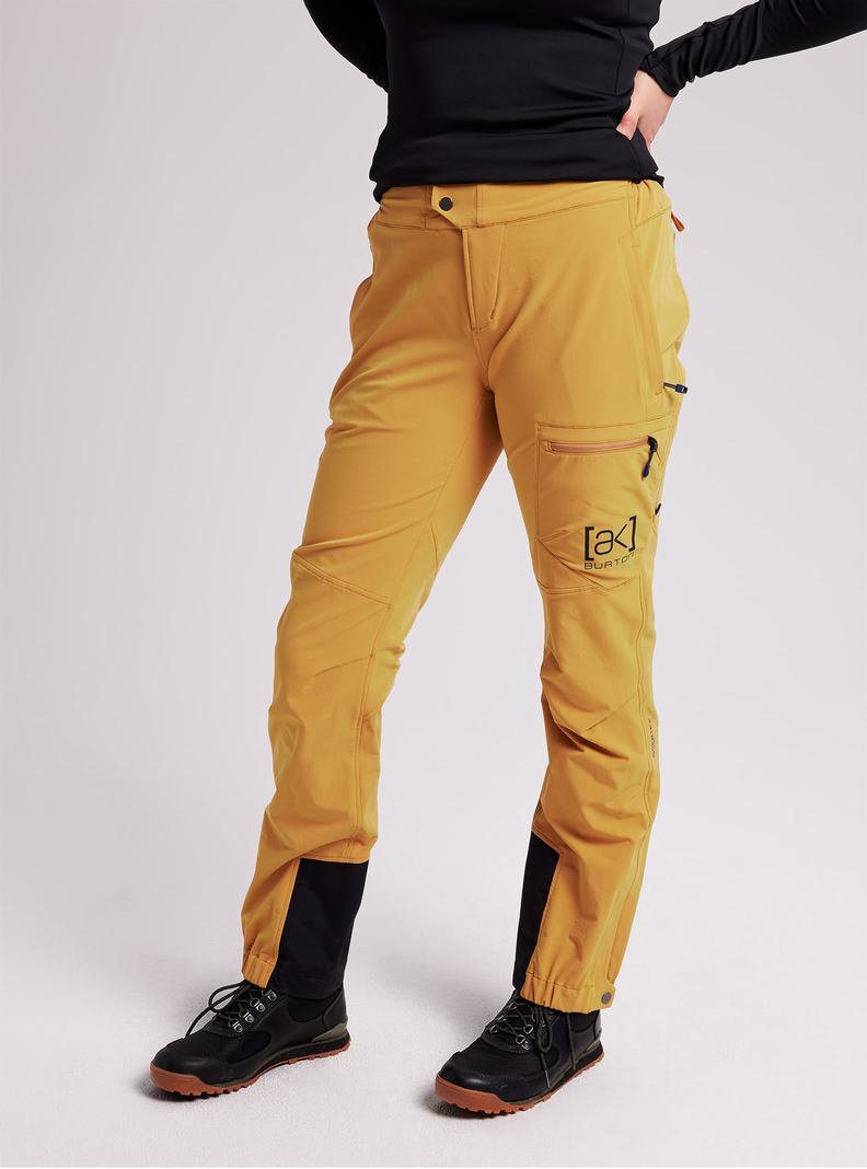 Burton [ak] Softshell Snowboardove Nohavice Damske Žlté | 31925-NBRX