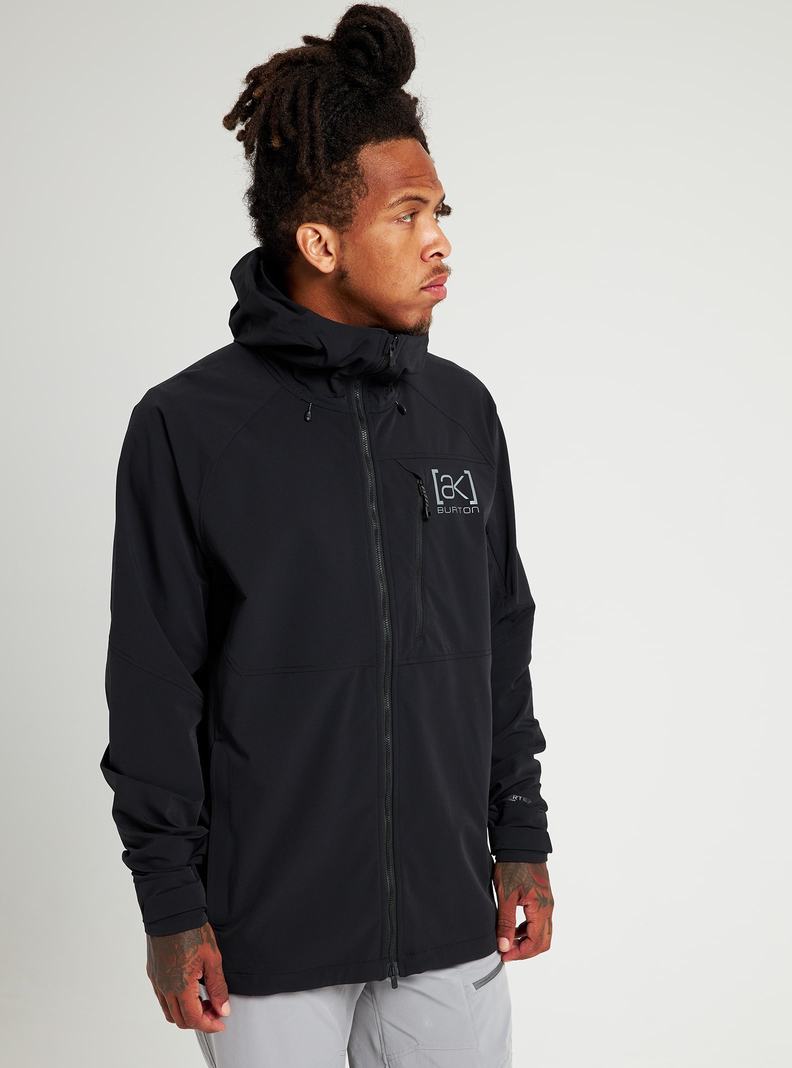 Burton [ak] Softshell Zimní Bunda Panske Čierne | 38791-YZTX